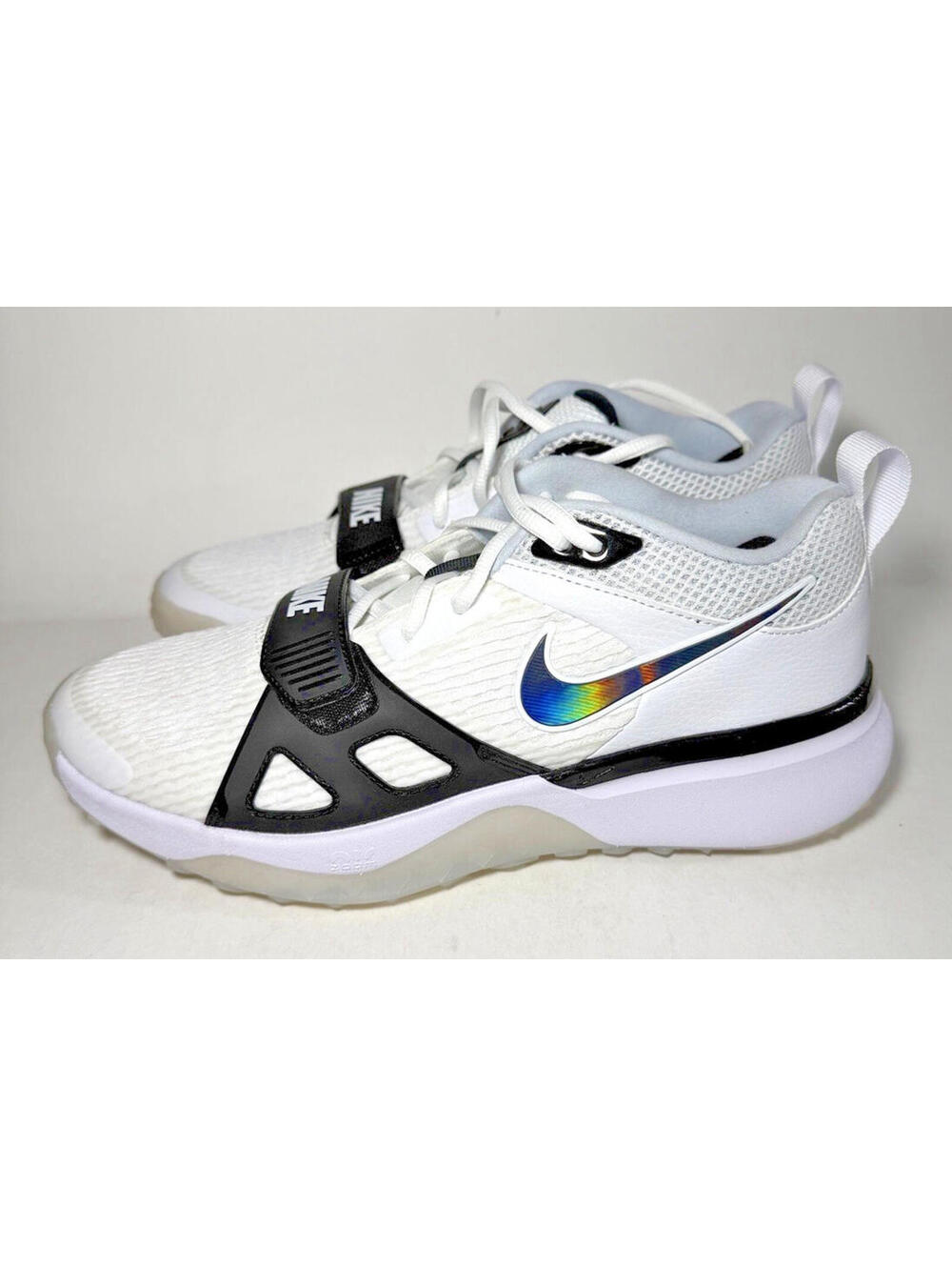 NIKE Air Zoom Diamond Elite Turf Shoes DZ0503103 White/Black